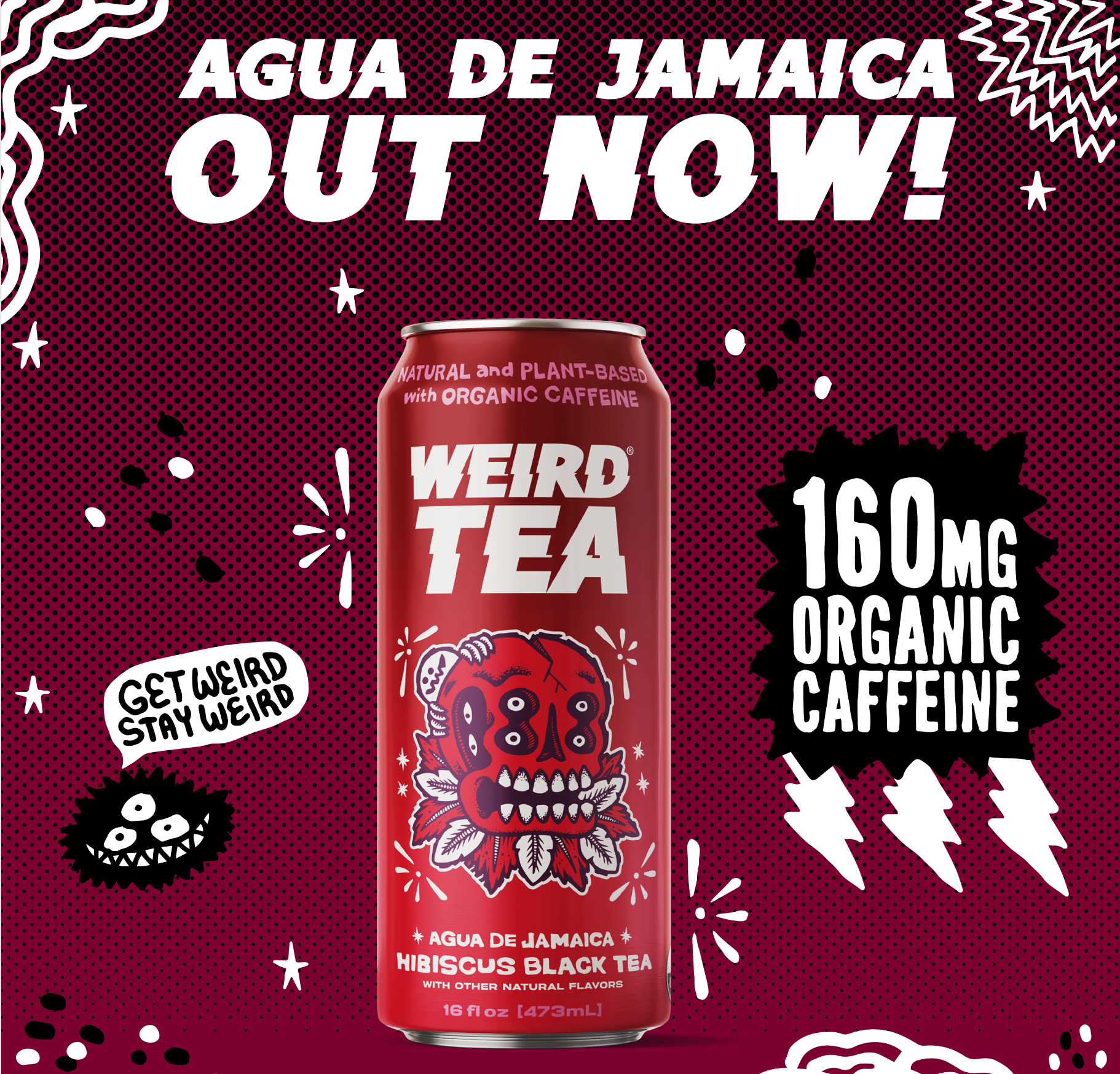Agua de Jamaica Hibiscus Black Tea Now Available! – Weird Beverages