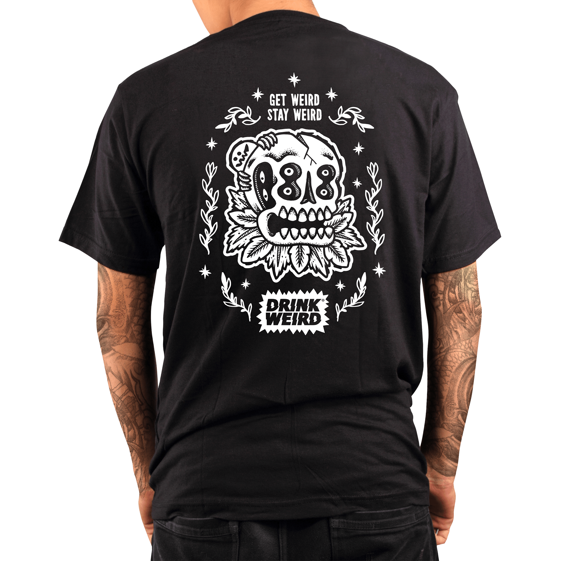 Weird La Calavera Shirt - Black