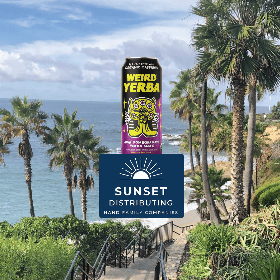 Organic Energy Drink Now in Los Angeles, San Diego and SoCal | Drink Weird x Sunset Distributing