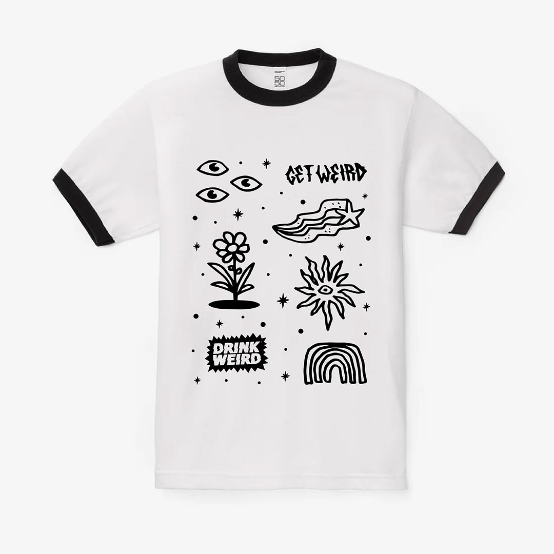 Whimsy Ringer Tee | Retro Unisex T-Shirt