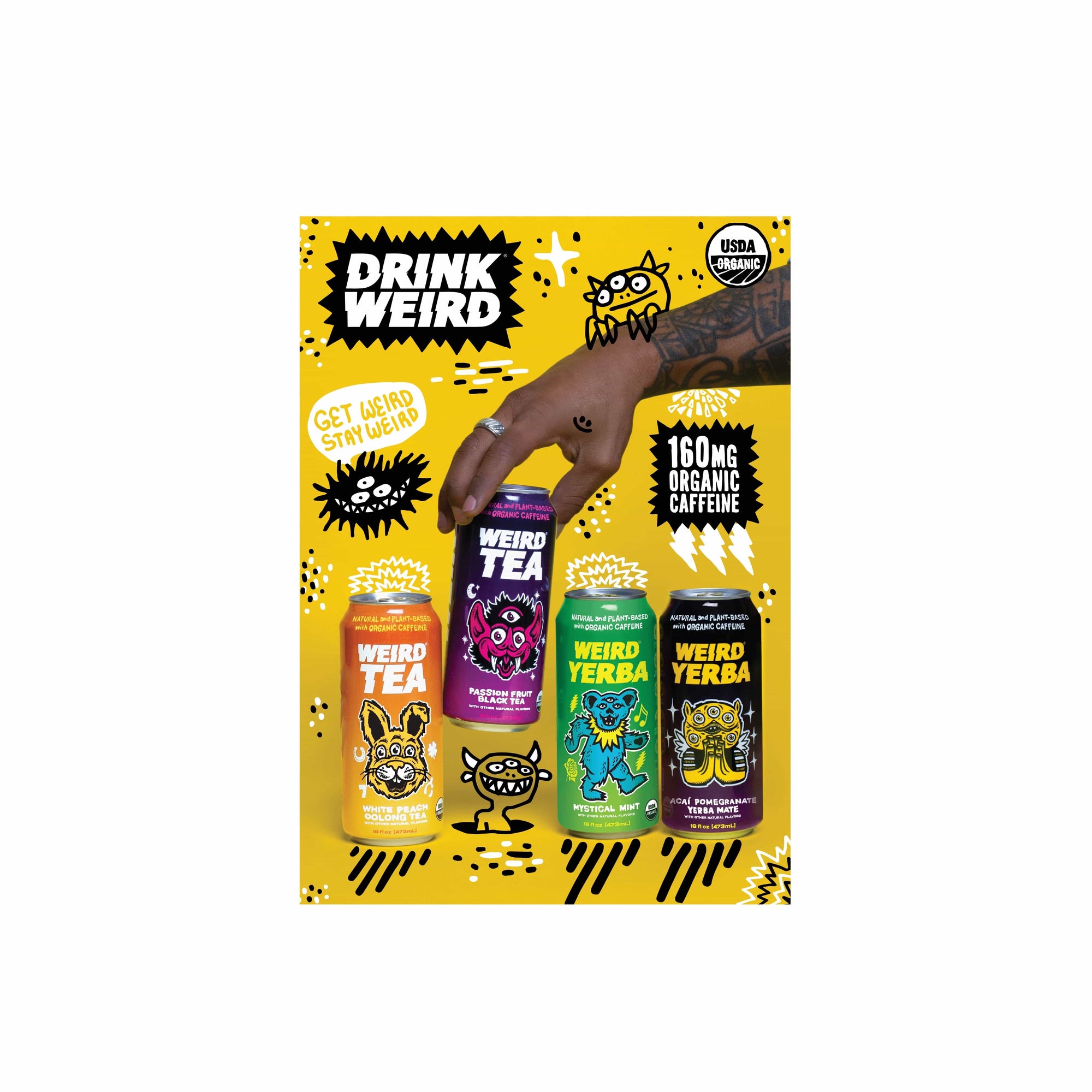 POS} Cooler Cling (Adhesive) Weird Beverages POS} Cooler Cling (Adhesive) Weird Beverages