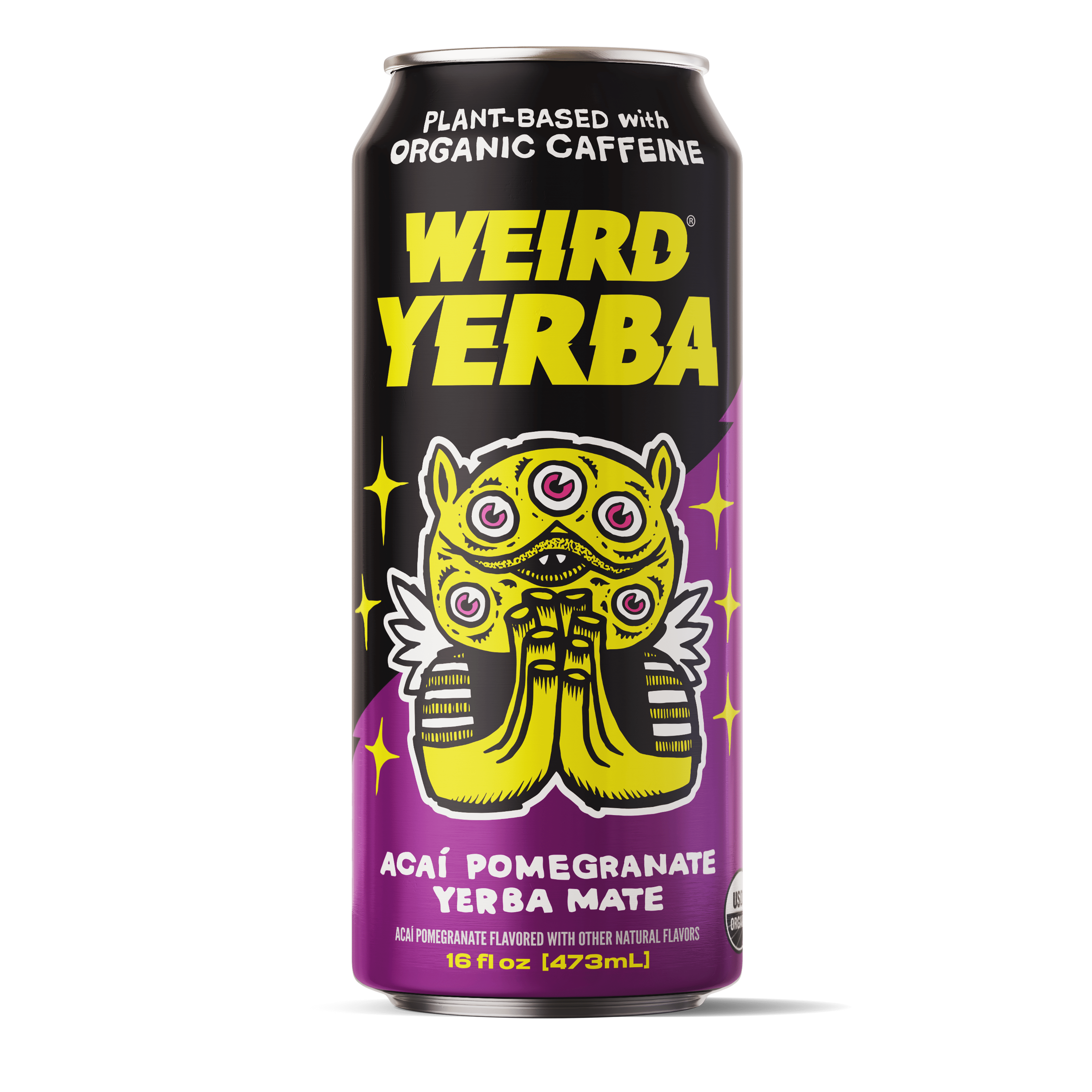 yuu 『drink mate』 DRINK WEIRD - Organic Blue Pomegranate Acai Yerba Mate
