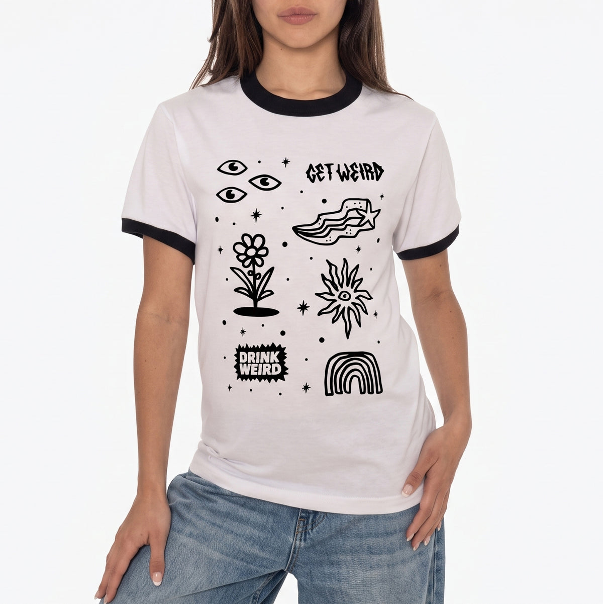 Whimsy Ringer Tee | Retro Unisex T-Shirt